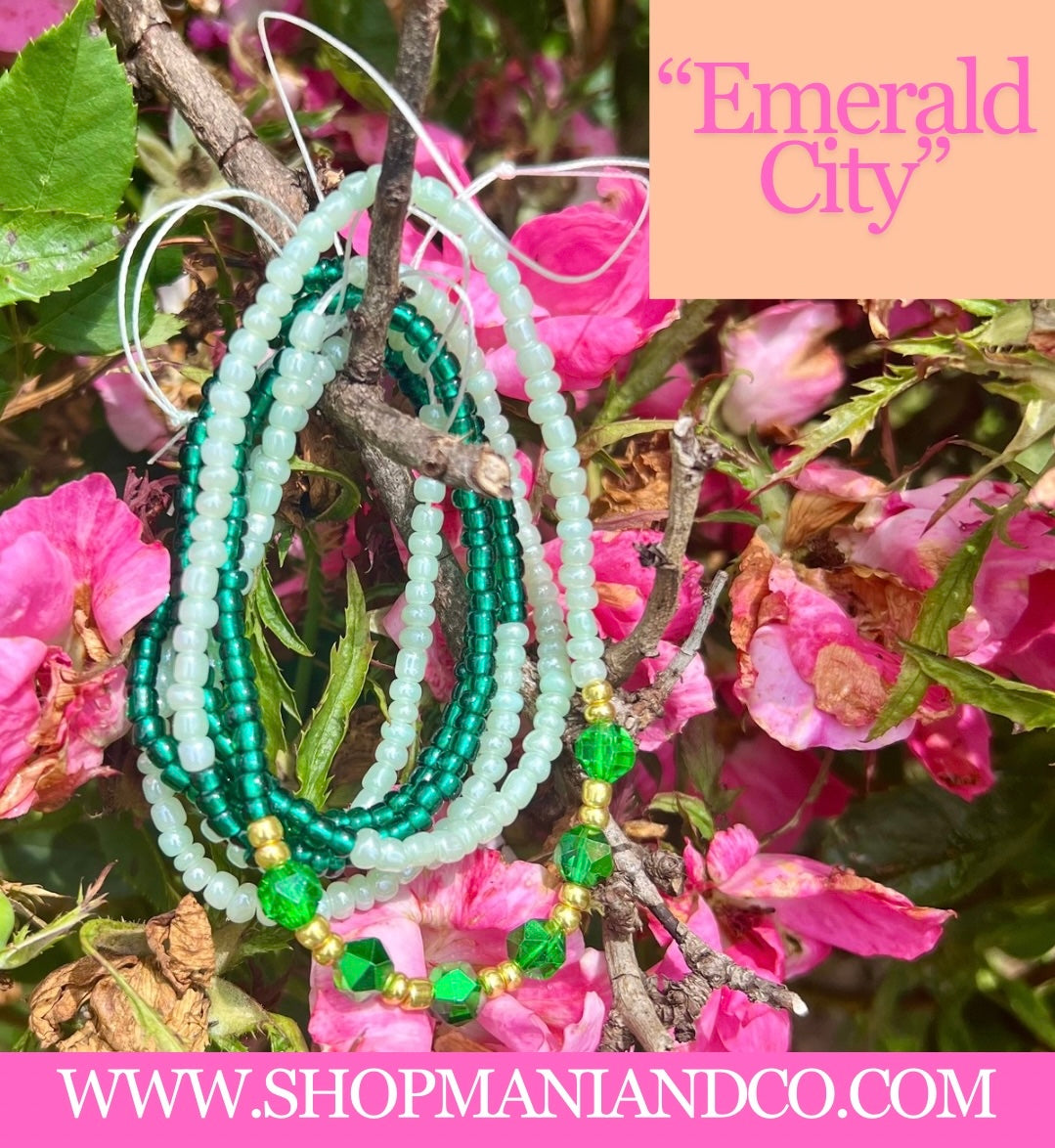 Emerald City 💚 Waist Beads