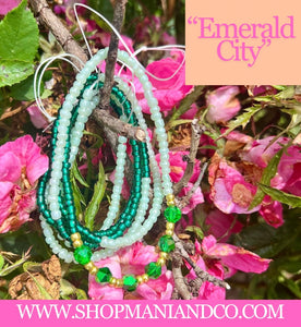 Emerald City 💚 Waist Beads